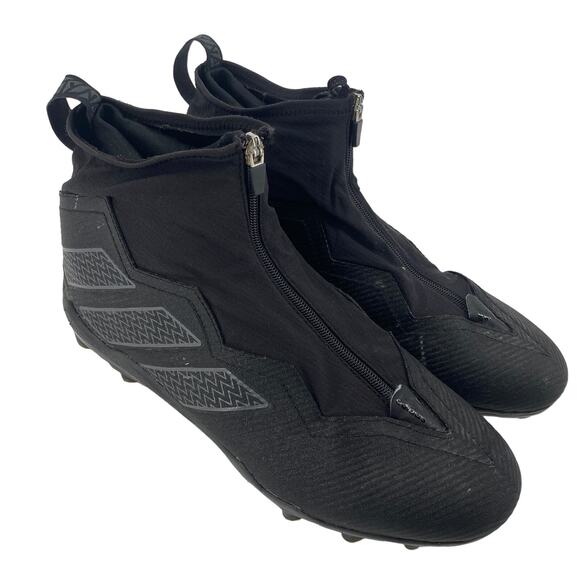 adidas Other - adidas Nasty Football Cleat Men's 13 Black front zip boots
